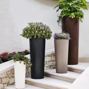 dekorativní nádoba Slim Cono 90 Květináč Slim antracitový 70 cm – moderní design