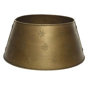 Zlatý košík na vánoční stromek d70 cm