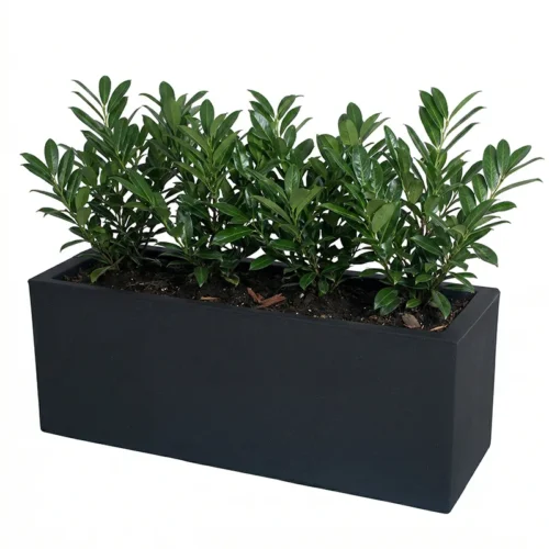 Květináč Balcony antracitový 80