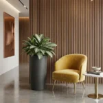 Dekorační květináč Brooklyn 75×40 cm antracitový