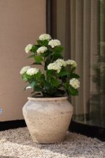 Umělá hortenzie 90 cm UV