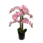 Umělá orchidej růžová 80 cm Eterna Real touch
