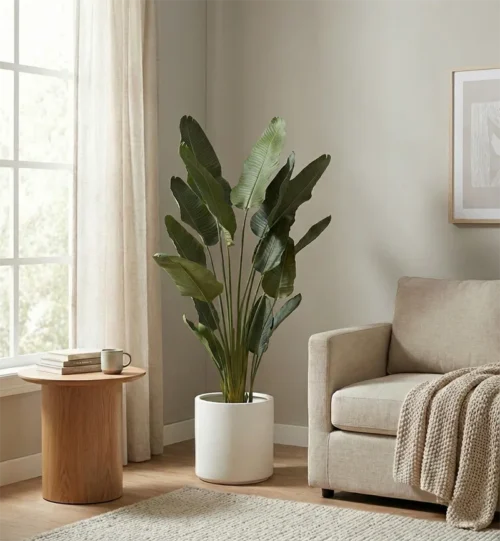 Umělá Strelície Pure 180 cm