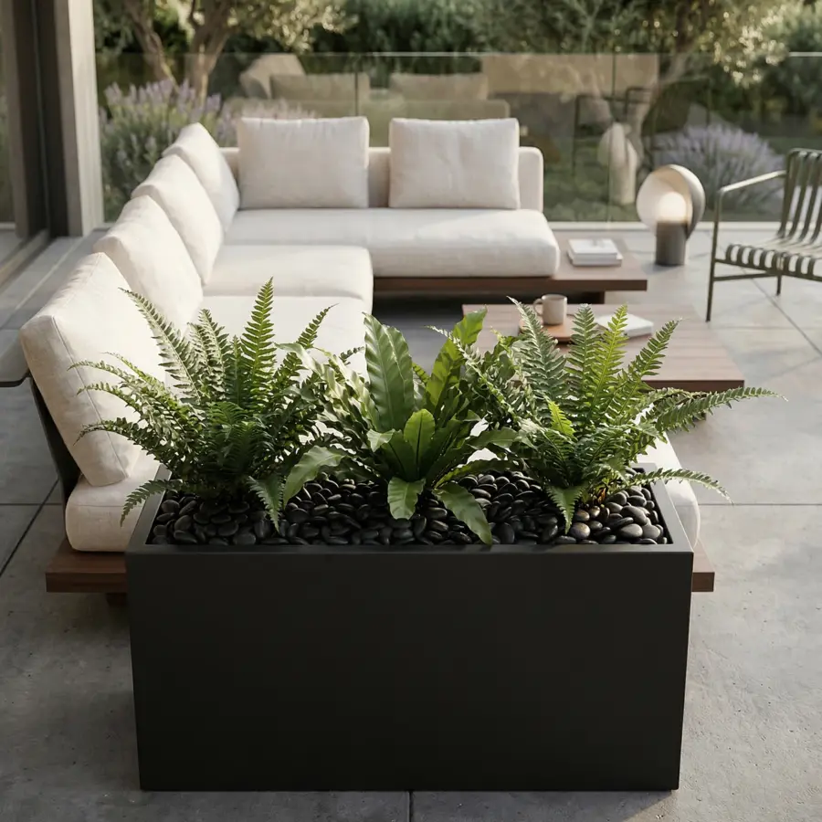 květináče a květinové truhlíky