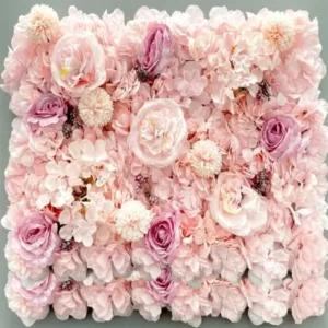 Růžová květinová stěna Floral jako foto pozadí