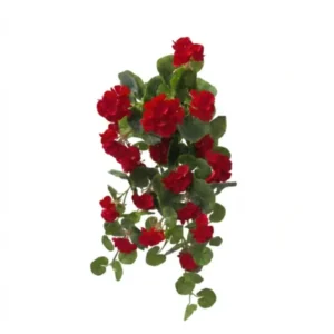 Umělý muškát červený závěsný 80 cm s UV ochranou