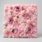 Růžová květinová stěna Floral jako foto pozadí