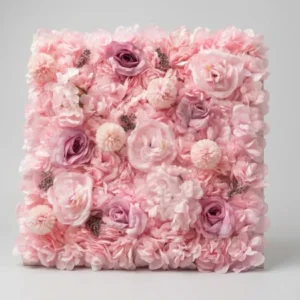 Růžová květinová stěna Floral jako foto pozadí