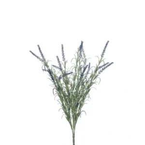 Umělá levandule 60 cm s UV ochranou a fialovými květy