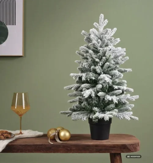 Zasněžený vánoční stromek Grandis 90 cm Umělý zasněžený vánoční stromek Grandis 90 cm